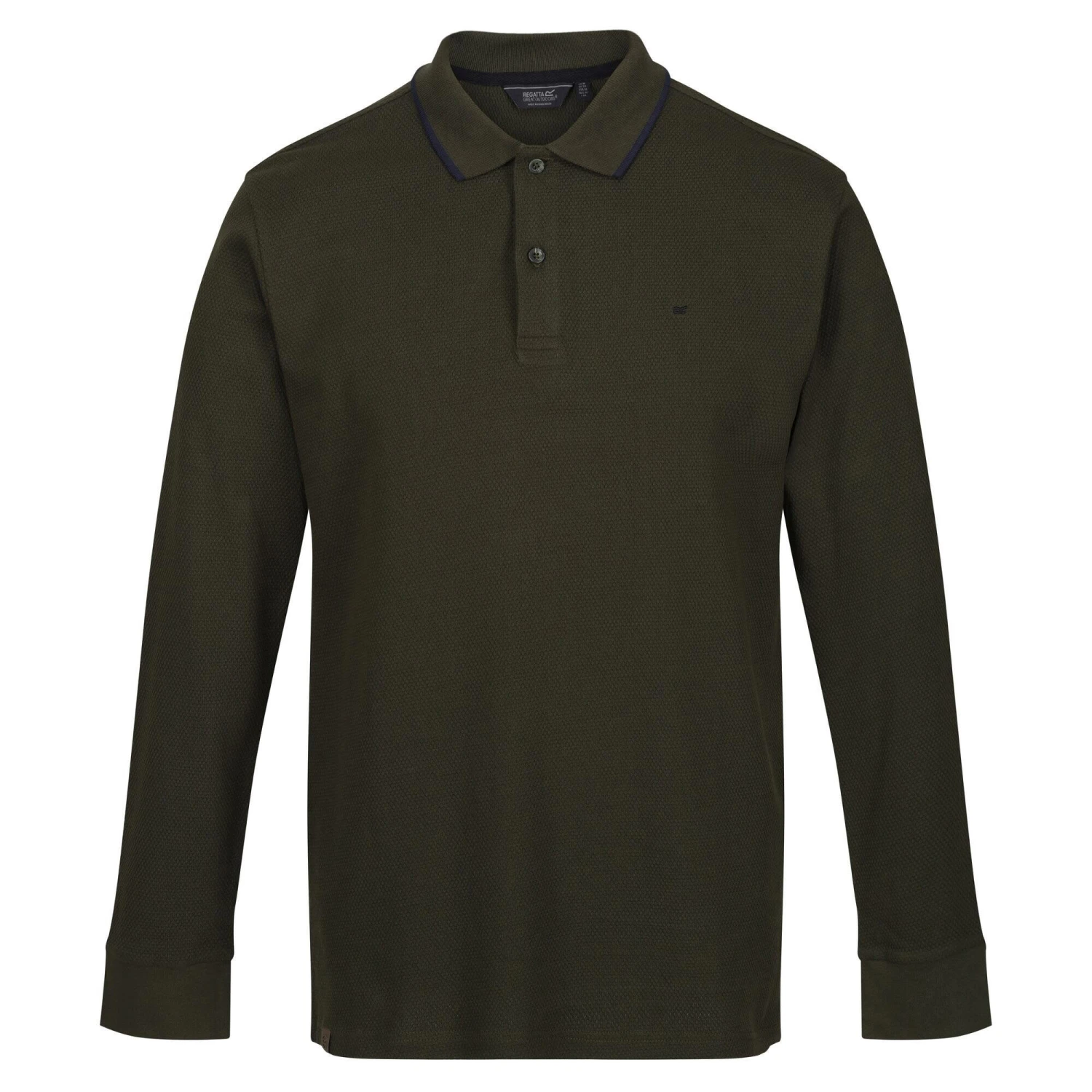 Regatta Mens Leaonzo LongSleeved Polo Shirt (Syrah Red) 8 Regatta Mens Leaonzo LongSleeved Polo Shirt (Syrah Red) - Image 8