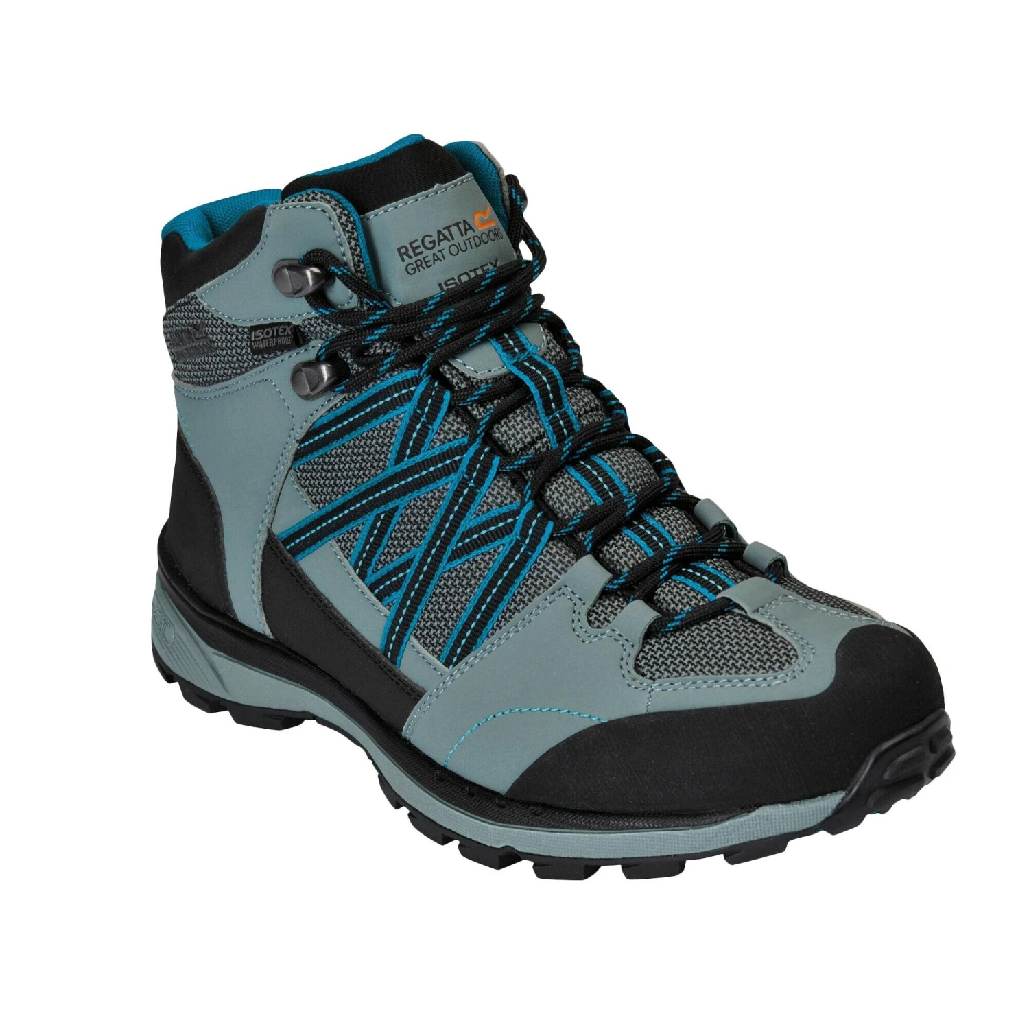 Regatta Womens/Ladies Samaris Mid II Hiking Boots (Stormy Sea) 1 Regatta Womens/Ladies Samaris Mid II Hiking Boots (Stormy Sea)