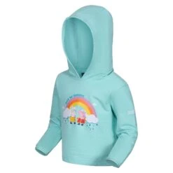 Regatta Childrens/Kids Peppa Pig Rainbow Hoodie (Aruba Blue) -Hiking Shop k5937c8242781272ca62cbe2372dfc456