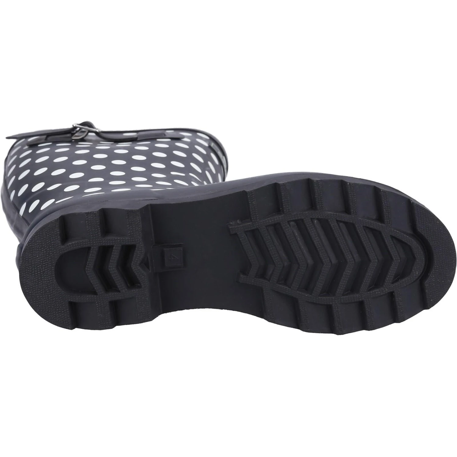 Cotswold Chilson Patterned Wellingtons BLACK 2 Cotswold Chilson Patterned Wellingtons BLACK - Image 2