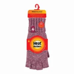 Ladies Solid Knitted Fleece Lined Thermal Fingerless Gloves -Hiking Shop k5c9559d7295ca83a3ba77ba745e89668