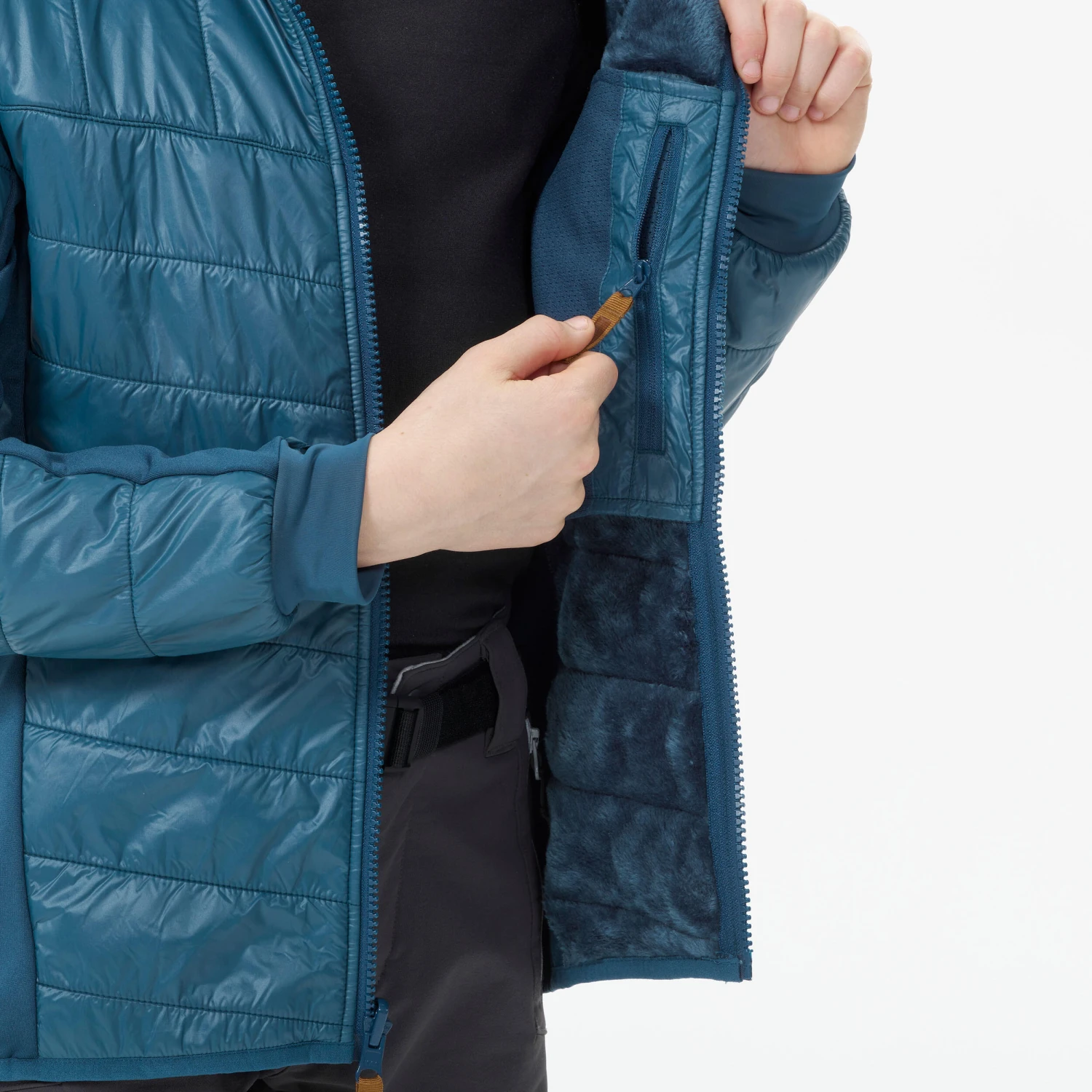 Quechua KIDS’ 3-in-1 WATERPROOF HIKING JACKET - SH500 X-WARM -8°C - AGES 7 9 Quechua KIDS’ 3-in-1 WATERPROOF HIKING JACKET - SH500 X-WARM -8°C - AGES 7 - Image 9