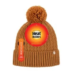 Ladies Winter Knitted Ribbed Thermal Cable Beanie Pom Pom Hat -Hiking Shop k5da7e900b87f87ffe275b931b950e1e7