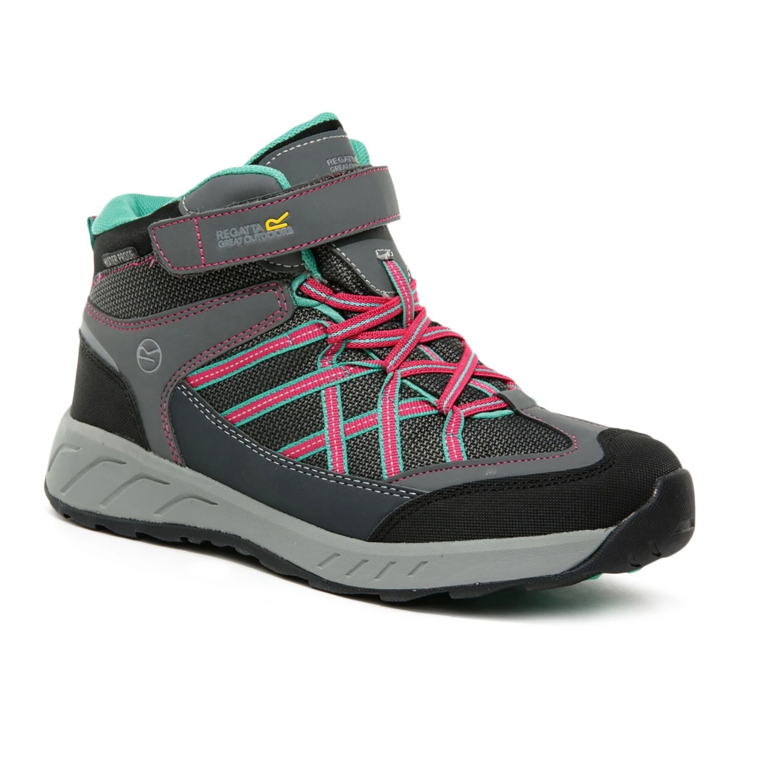 Regatta Samaris V Kids' Hiking Waterproof Mid Boots 1 Regatta Samaris V Kids' Hiking Waterproof Mid Boots