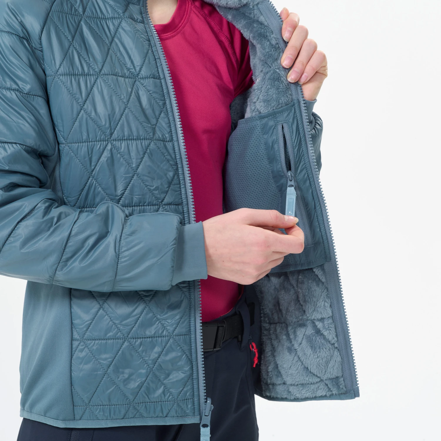 Quechua KIDS’ WARM AND WATERPROOF 3-in-1 HIKING JACKET - SH500 MT -10°C - 7 10 Quechua KIDS’ WARM AND WATERPROOF 3-in-1 HIKING JACKET - SH500 MT -10°C - 7 - Image 10