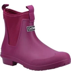 Cotswold Womens/Ladies Grosvenor Wellington Boots (Berry)