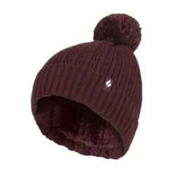 Ladies Winter Knitted Ribbed Thermal Cable Beanie Pom Pom Hat -Hiking Shop k620cbc5143f2c4f91c7628e8b50fb656
