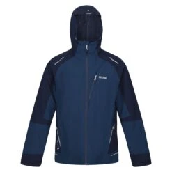 Regatta Mens Highton Pro Waterproof Jacket (Bright Kiwi/Pacific Green) -Hiking Shop k629e05f7314343384a5fe8a2498bcffe