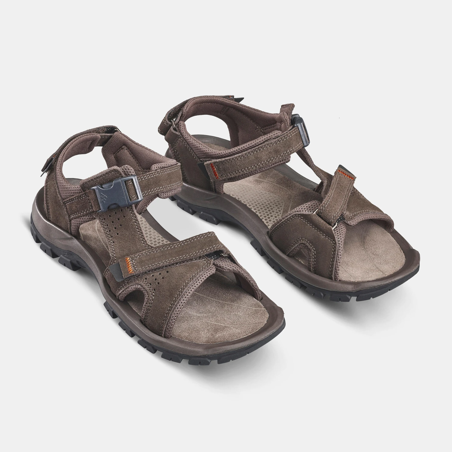 Quechua Men's Leather Walking Sandals - NH120 4 Quechua Men's Leather Walking Sandals - NH120 - Image 4