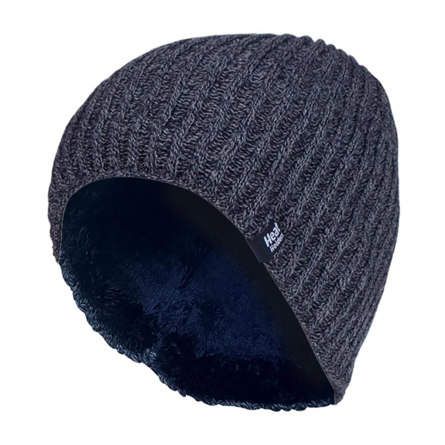 Mens Fleece Lined Thermal Winter Knitted Beanie Hat 3 Mens Fleece Lined Thermal Winter Knitted Beanie Hat - Image 3