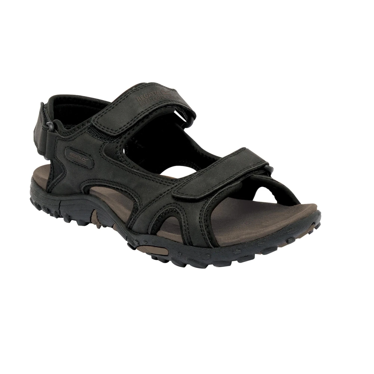 Regatta Great Outdoors Mens Haris Sandals (Black) 1 Regatta Great Outdoors Mens Haris Sandals (Black)