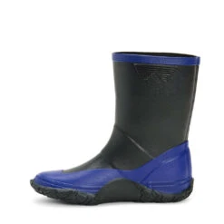 Muck Boots Childrens/Kids Forager Wellington Boots (Black/Blue) -Hiking Shop k658a35a79087daf45de6c4b515c93c23