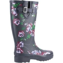 Cotswold Womens/Ladies Blossom Wellington Boots (Black/Red) 21 Cotswold Womens/Ladies Blossom Wellington Boots (Black/Red) -Hiking Shop k69b12324885ebe6dc85f4eced75fe047