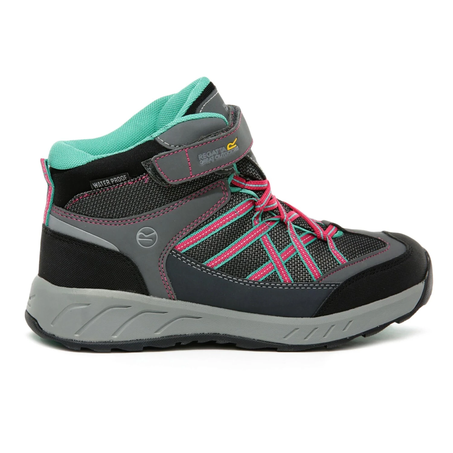 Regatta Samaris V Kids' Hiking Waterproof Mid Boots 2 Regatta Samaris V Kids' Hiking Waterproof Mid Boots - Image 2