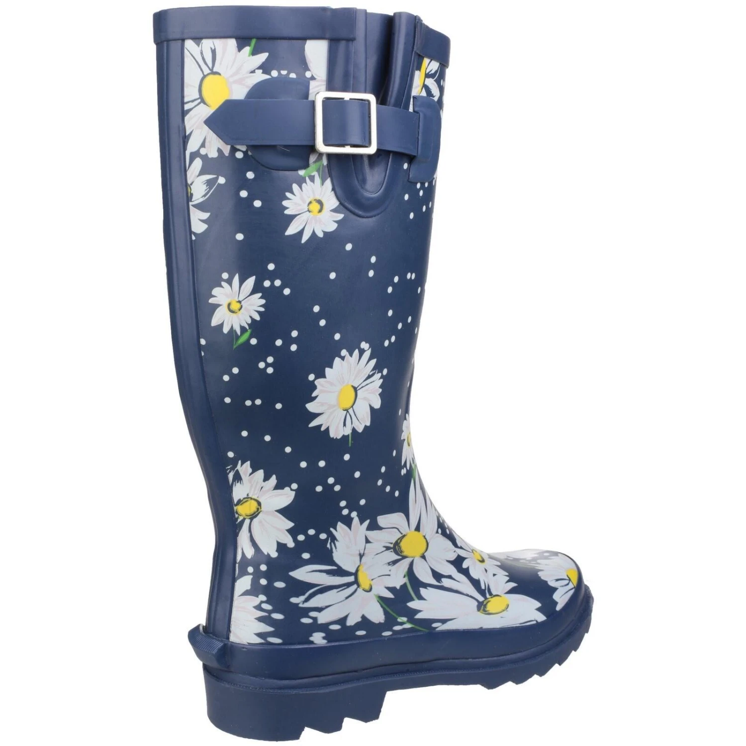 Cotswold Burghley Patterned Wellingtons Navy Blue 3 Cotswold Burghley Patterned Wellingtons Navy Blue - Image 3