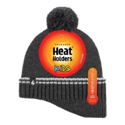 Boys Patrol Ribbed Bobble Pom Pom Hat For Winter -Hiking Shop k753eceabb8f7244067cb84bbc0f6df96