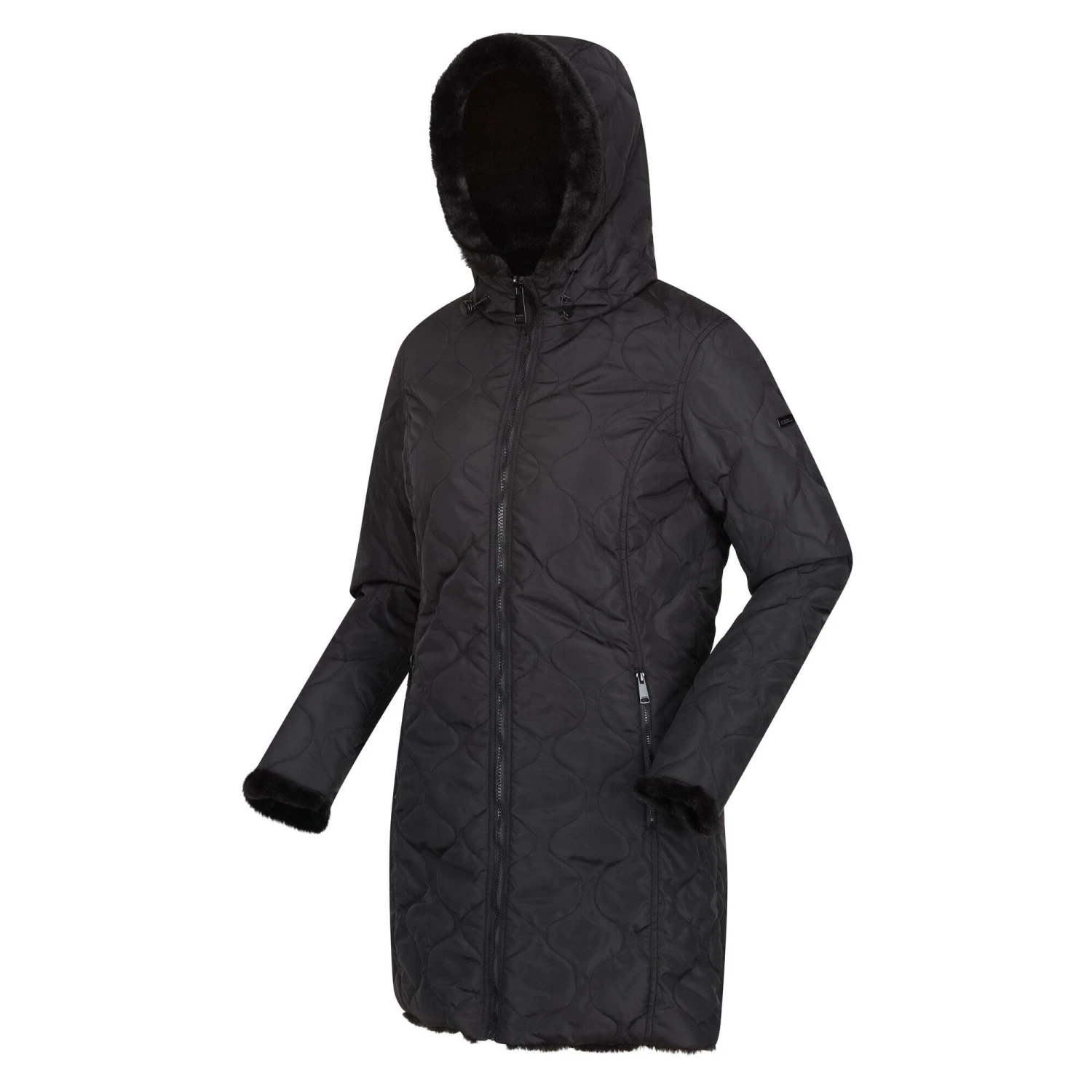 Regatta Womens/Ladies Caileigh Reversible Parka (Black) 3 Regatta Womens/Ladies Caileigh Reversible Parka (Black) - Image 3