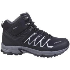 Cotswold Abbeydale Mid Mens Hiking Boots BLACK