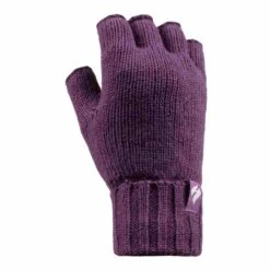 Ladies Solid Knitted Fleece Lined Thermal Fingerless Gloves -Hiking Shop k80c65ff9126f5de6d5857f68bc1fc0dd