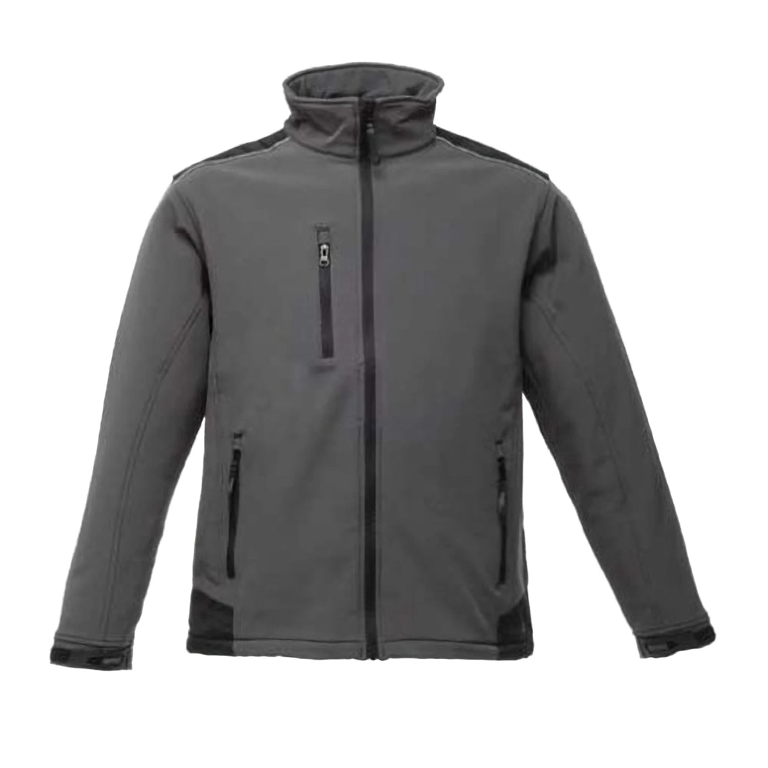Regatta Mens Sandstorm Workwear Softshell Jacket (Black/Black) 4 Regatta Mens Sandstorm Workwear Softshell Jacket (Black/Black) - Image 4