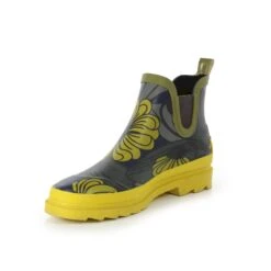 Regatta Womens/Ladies Orla Kiely Floral Ankle Wellington Boots (Heligan Yellow)