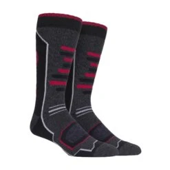 2 Pairs Mens Knee High Padded Performance Ski Socks With Arch Support -Hiking Shop k852d002344468a82f41437da52dfe3ee