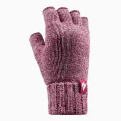 Ladies Solid Knitted Fleece Lined Thermal Fingerless Gloves -Hiking Shop k89fe7b87905bff99a9421faa04e8513c