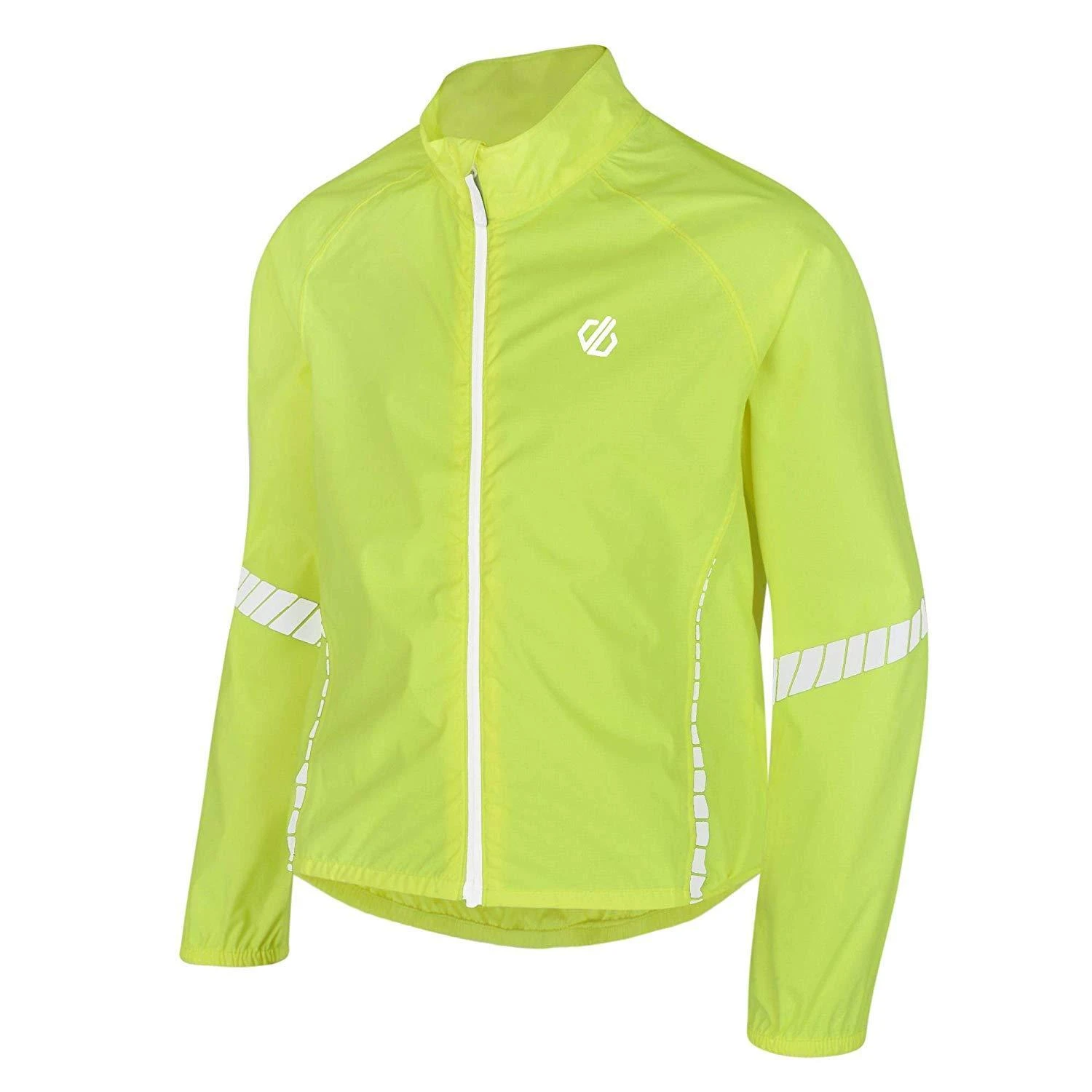 Dare 2b Childrens/Kids Cordial Reflective Cycling Shell Jacket (Fluro Yellow) 3 Dare 2b Childrens/Kids Cordial Reflective Cycling Shell Jacket (Fluro Yellow) - Image 3