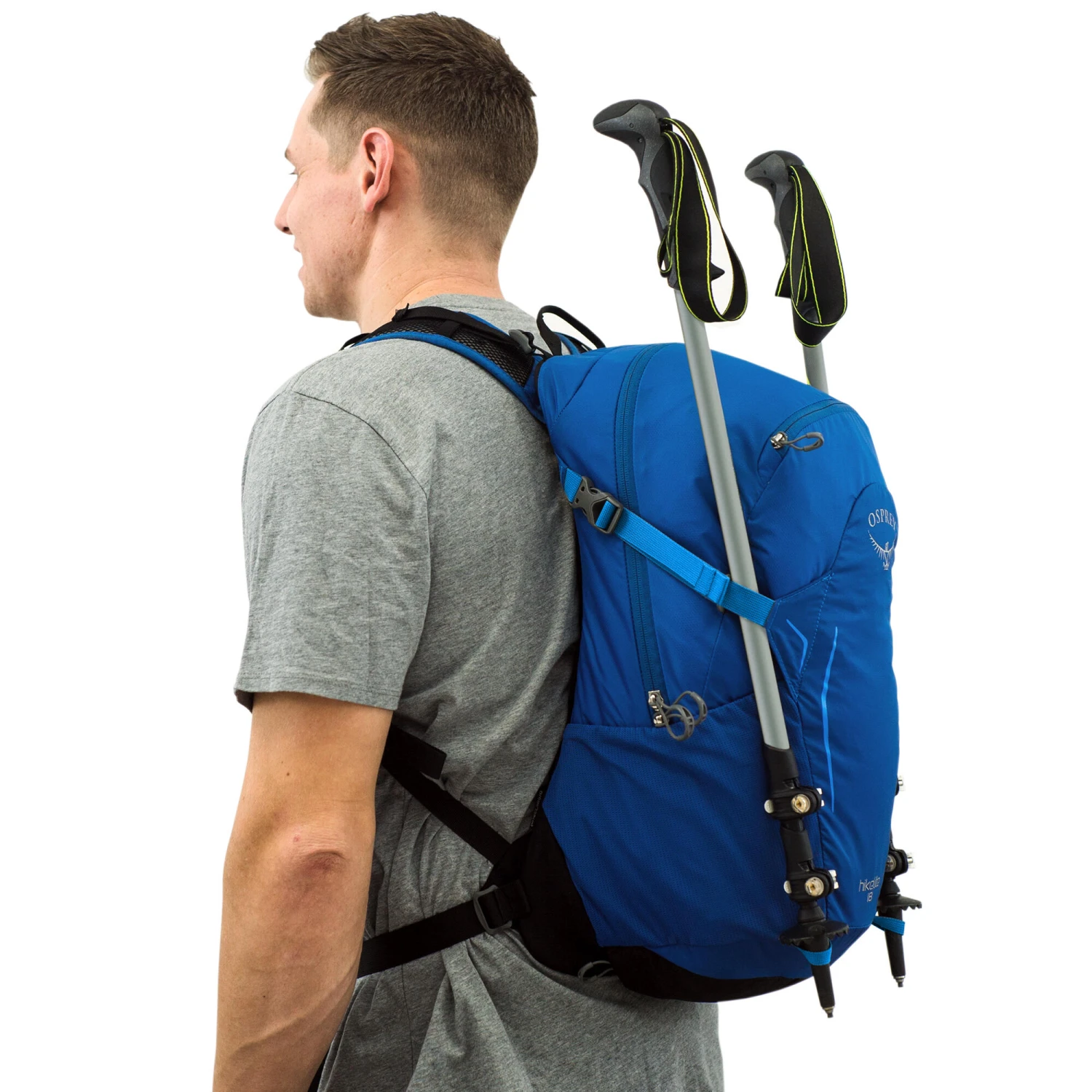 Osprey Hikelite 18 Daypack - Bacca Blue 5 Osprey Hikelite 18 Daypack - Bacca Blue - Image 5