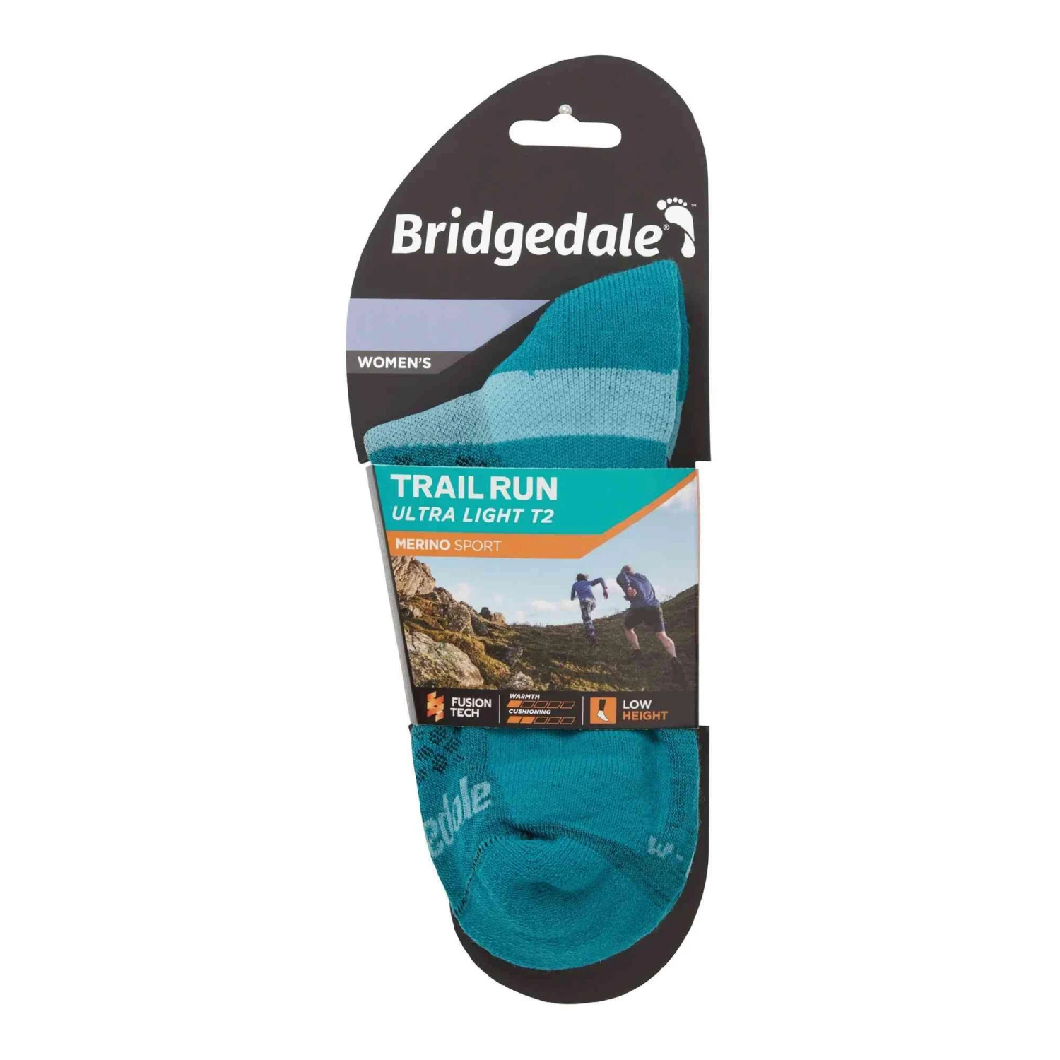 Bridgedale TRAIL RUN Ultralight T2 Merino Sport Low Women's 2 Bridgedale TRAIL RUN Ultralight T2 Merino Sport Low Women's - Image 2