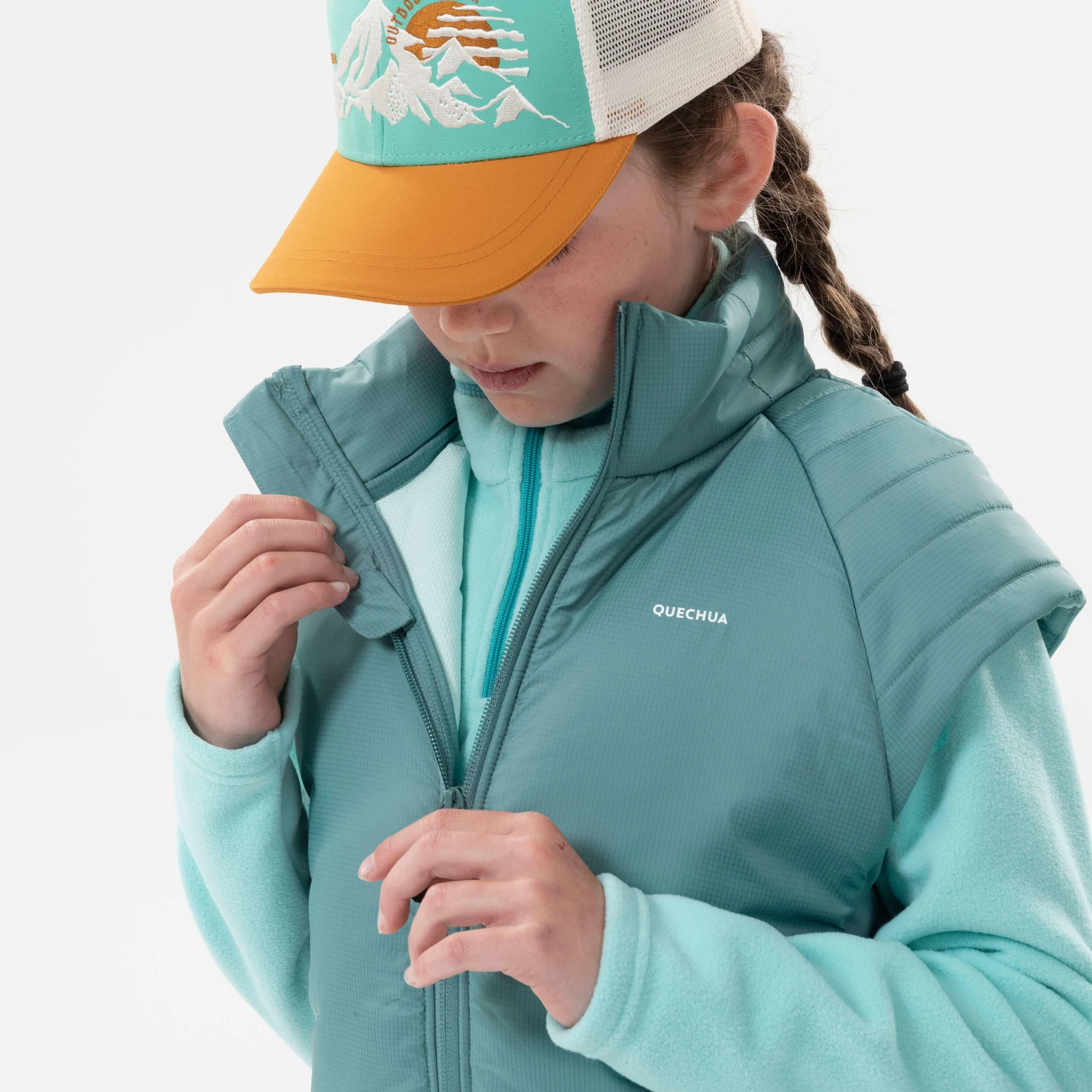 Quechua KIDS’ PADDED HIKING GILET - HYBRID AGED 7-15 12 Quechua KIDS’ PADDED HIKING GILET - HYBRID AGED 7-15 - Image 12