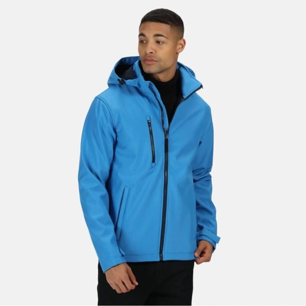 Regatta Mens Venturer Three Layer Soft Shell Jacket (Black) 11 Regatta Mens Venturer Three Layer Soft Shell Jacket (Black) - Image 11