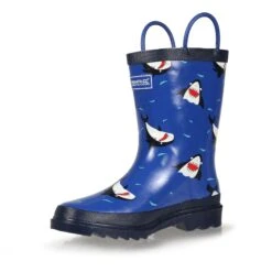 Regatta Great Outdoors Childrens/Kids Minnow Patterned Wellington Boots (Petrol Blue) -Hiking Shop k91b71a88a71e7a3350cfcba08fdcc7b9