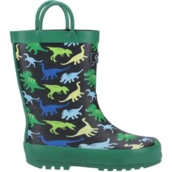 Cotswold Sprinkle Childrens Wellingtons GREEN