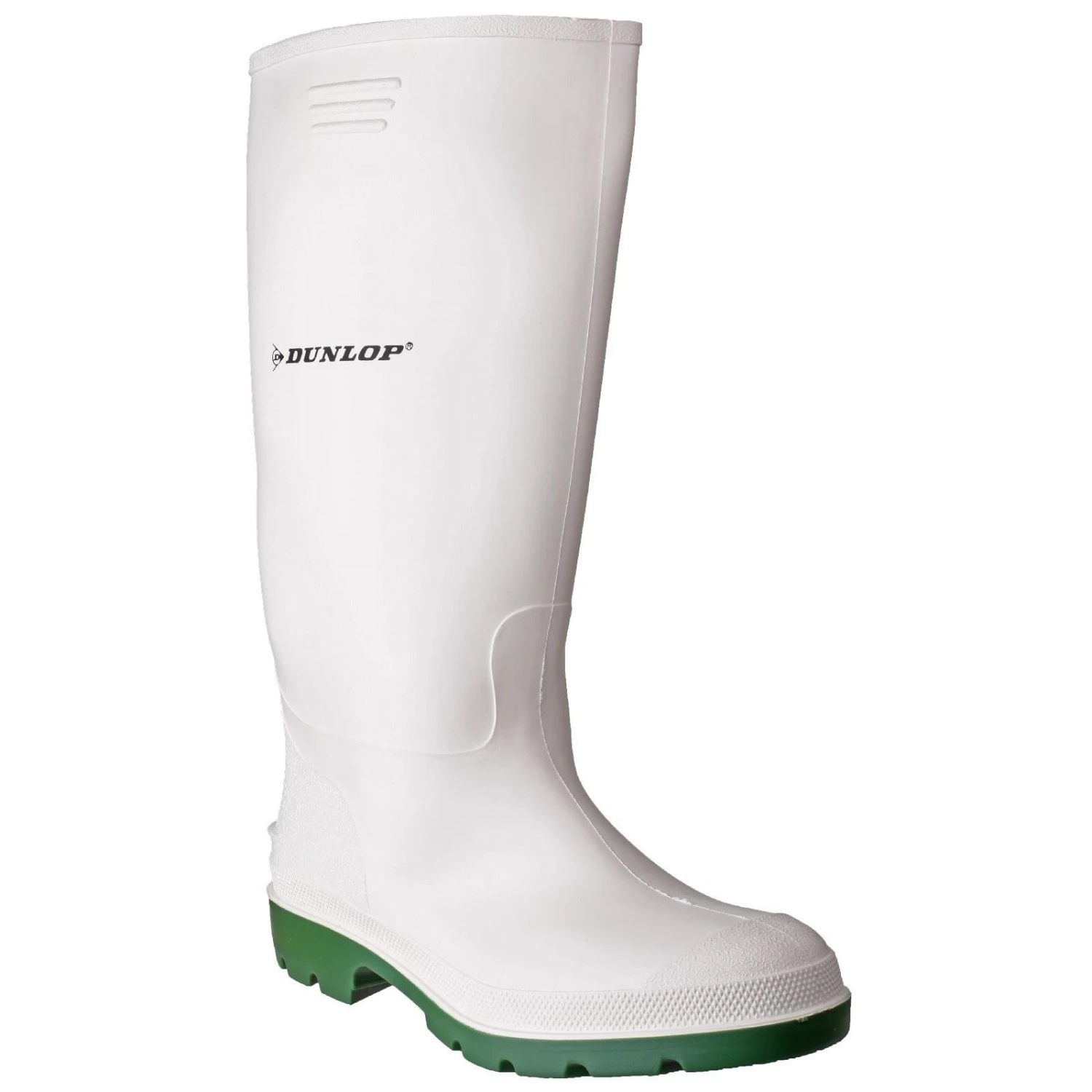 Dunlop Mens Pricemastor 380BV Wellington Boots (White/Green) 1 Dunlop Mens Pricemastor 380BV Wellington Boots (White/Green)