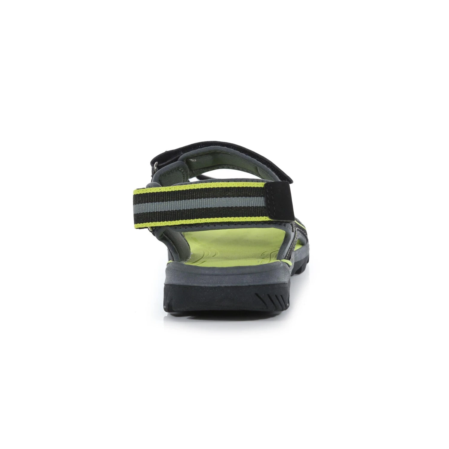 Regatta Mens Kota Drift Open Toe Sandals (Black/Bright Kiwi) 2 Regatta Mens Kota Drift Open Toe Sandals (Black/Bright Kiwi) - Image 2