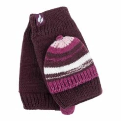 Ladies Striped Thermal Knitted Converter Mitten Gloves 10 Ladies Striped Thermal Knitted Converter Mitten Gloves -Hiking Shop ka2de89d6c56a0aea1aec92f8bea9896c