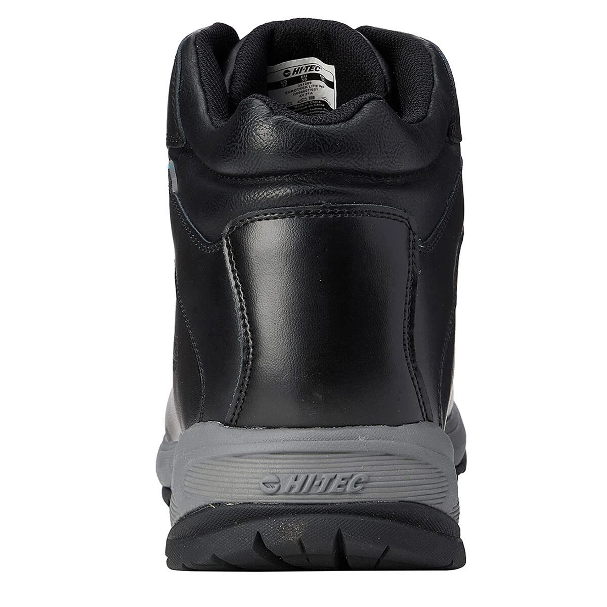 Hi-Tec Mens Eurotrek Lite Leather Walking Boots (Black) 2 Hi-Tec Mens Eurotrek Lite Leather Walking Boots (Black) - Image 2