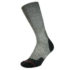 1000 Mile Fusion Repreve Double Layer Sock Charcoal Marl/Black