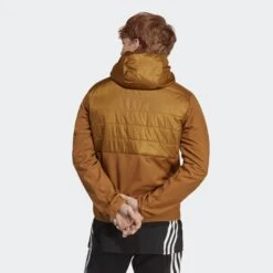 ADIDAS Essentials Insulated Hooded Hybrid Jacket -Hiking Shop kab23dd4f0e813ef39ad2bfd59c2aced8