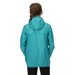 Regatta Great Outdoors Childrens/Kids Lever II Packaway Rain Jacket (Pacific Green) 30 Regatta Great Outdoors Childrens/Kids Lever II Packaway Rain Jacket (Pacific Green) -Hiking Shop kab8023fb3ddf5afd7b2d8d2d017aaac5