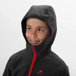 Quechua Kids’ Softshell Hiking Jacket - MH550 Black 30 Quechua Kids’ Softshell Hiking Jacket - MH550 Black -Hiking Shop kabe0b3c50cba8fe6882d647172939101