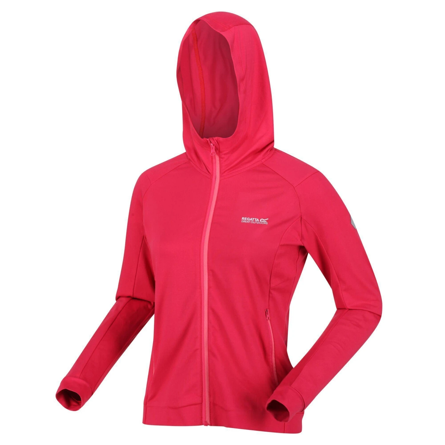 Regatta Womens/Ladies Cuba II Soft Shell Jacket (Neon Peach) 8 Regatta Womens/Ladies Cuba II Soft Shell Jacket (Neon Peach) - Image 8