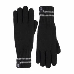 Mens Hi Vis Reflective Fleece Lined Thermal Winter Gloves