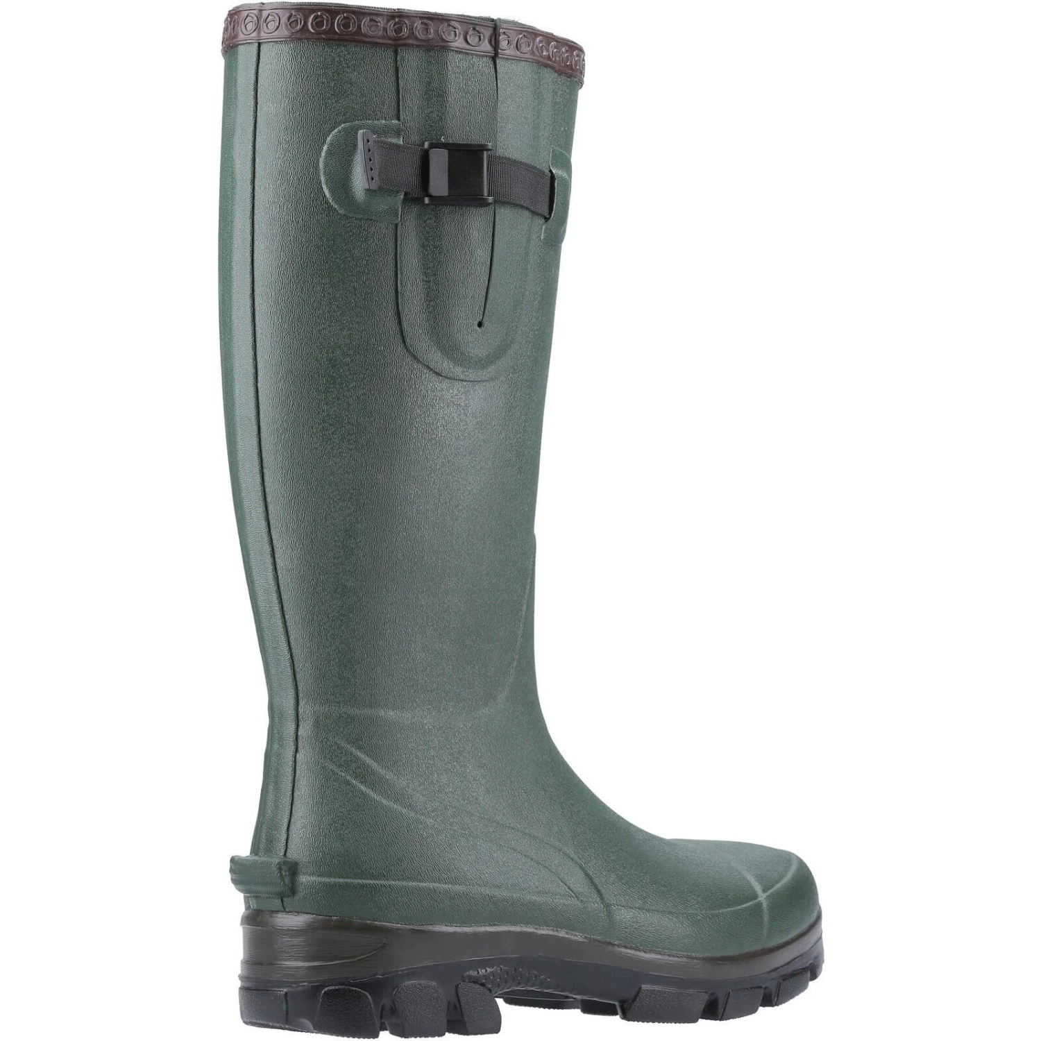 Cotswold Grange Plain Rubber Wellingtons GREEN 3 Cotswold Grange Plain Rubber Wellingtons GREEN - Image 3
