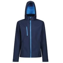 Regatta Mens Venturer Hooded Soft Shell Jacket (Black/Classic Red) -Hiking Shop kb088d70a7cf0ffcfc6a9e88e068f5ca9