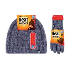 Ladies Fleece Lined Thermal Hat & Gloves Set For Winter -Hiking Shop kb08b5708f409bec34d7a594264616fb3