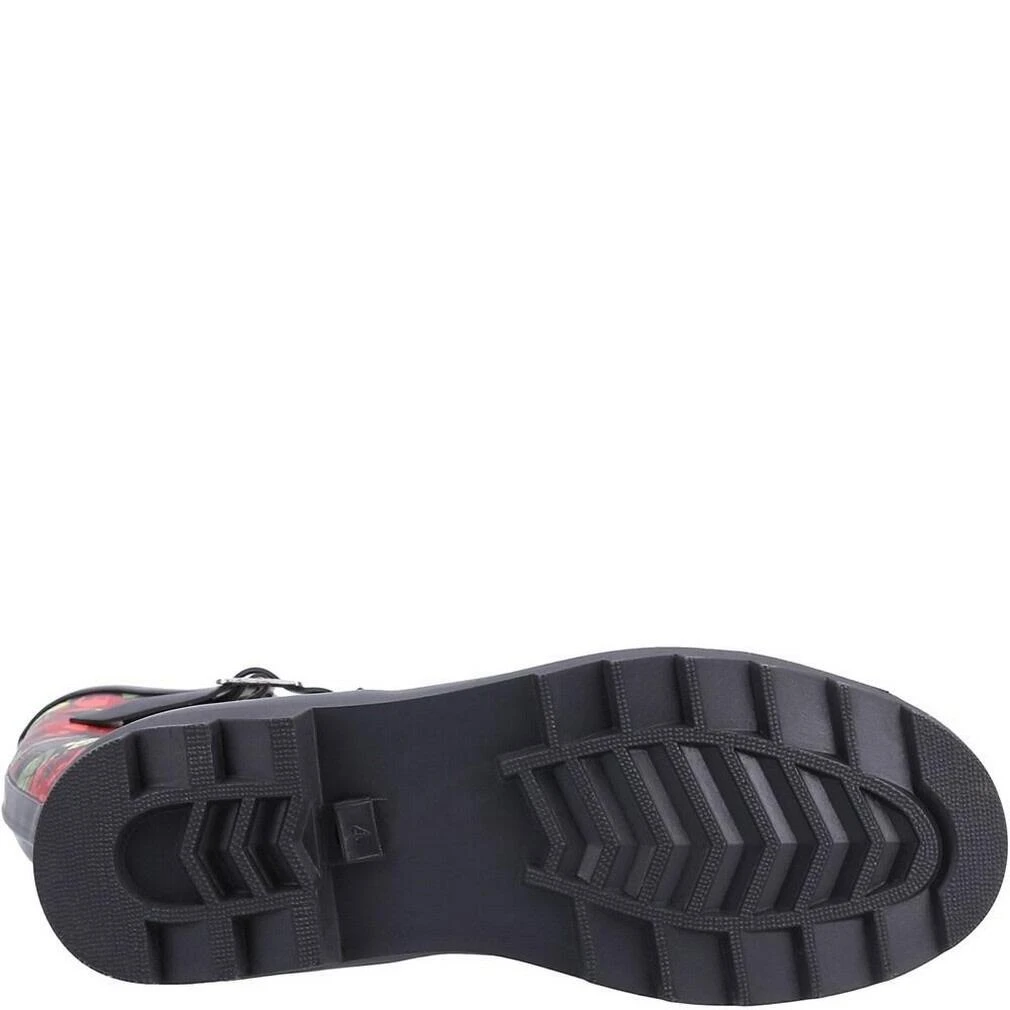 Cotswold Womens/Ladies Blossom Wellington Boots (Black/Red) 3 Cotswold Womens/Ladies Blossom Wellington Boots (Black/Red) - Image 3