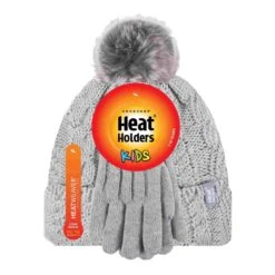 Girls Bobble Pom Pom Thermal Hat And Gloves Set -Hiking Shop kb37f7dfb6032fcddf1ed0262149fa0b3
