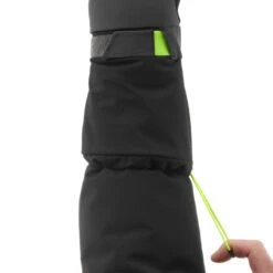 WEDZE KIDS’ WARM AND WATERPROOF SKI GLOVES 550 BLACK GREY -Hiking Shop kb73d2215dab1f9acf2b2cf696441f52b